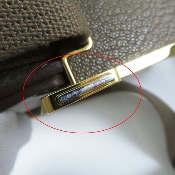 Hermes Geta Etoupe Gold Hardware Shoulder Bag Engraved B With Box And Storage - Picture 16 of 16